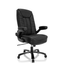 INSTRUCTOR III | Nahka - XXL pyörivä tuoli Musta