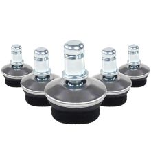 5 x STAND FZ | 11 mm | Huopatyyny | Kova lattia - Tuolin kalustetassut Musta