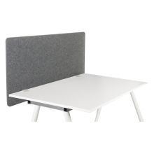 FLEXMIUT 3D | 120 cm - Työpöydän väliseinä Harmaa