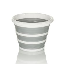 CLEAN SILR | 10 L - Kokoontaitettava kontti Harmaa / Valkoinen