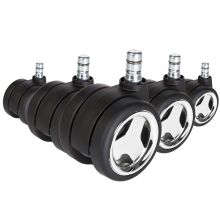 5x ROLO GAME No-Noise 11mm/60mm Kovat lattiat - Tuolin rulla 